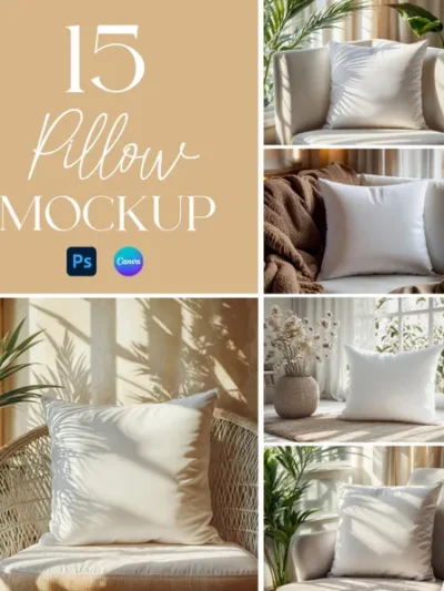 Fall Pillow Mockup Bundle