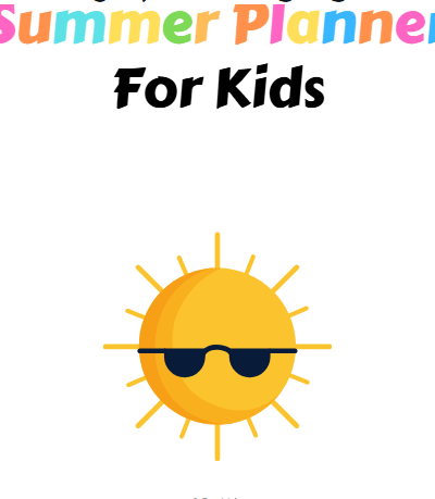 summer planner for kids