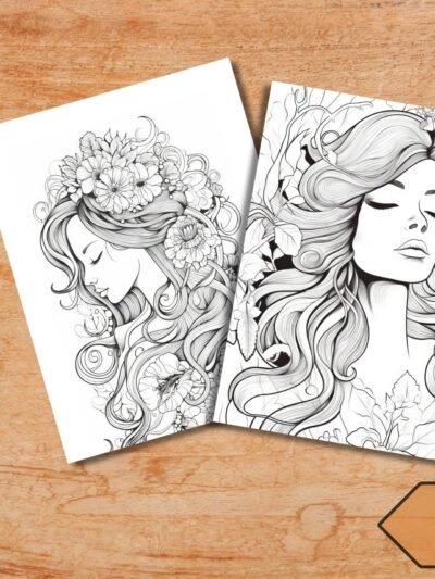 Femme Coloring Pages