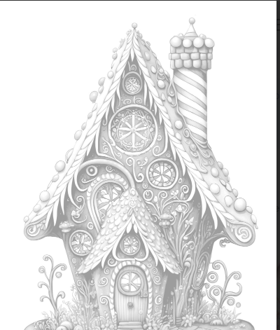Ginger Bread Fairy Houses