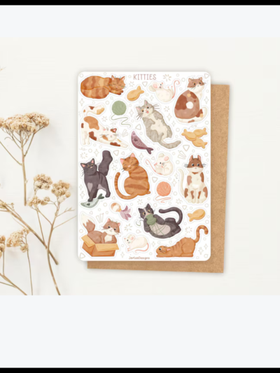 Fall Planner Girl Sticker