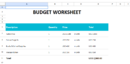 Budget Worksheet Template.xlsx