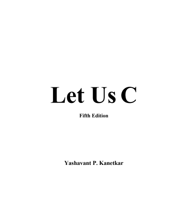Let Us C