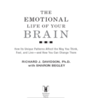 The Emotional Life of Your Brain