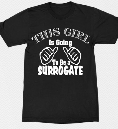 this girl is going to be a surrogate