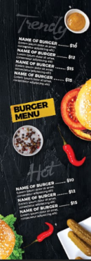 Burger Menu Vertical