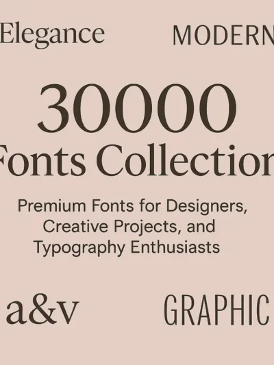 30000 Font Download area