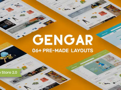 elements gengar responsive magento theme