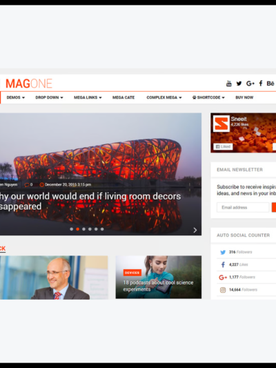 elements magone responsive magazine news wordpress