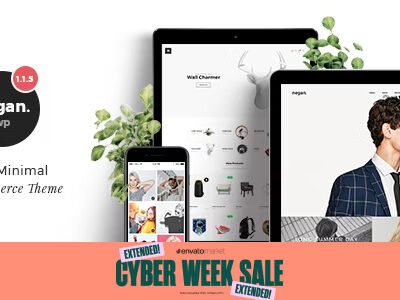 elements negan clean minimal woocommerce theme