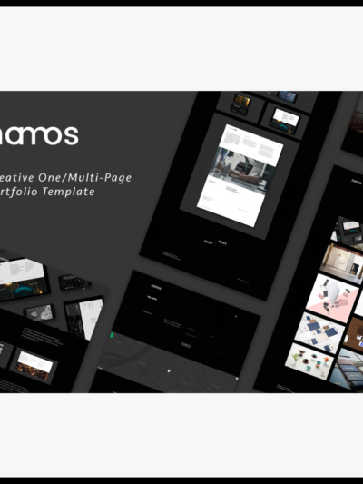 elements namos creative onemulti page portfolio